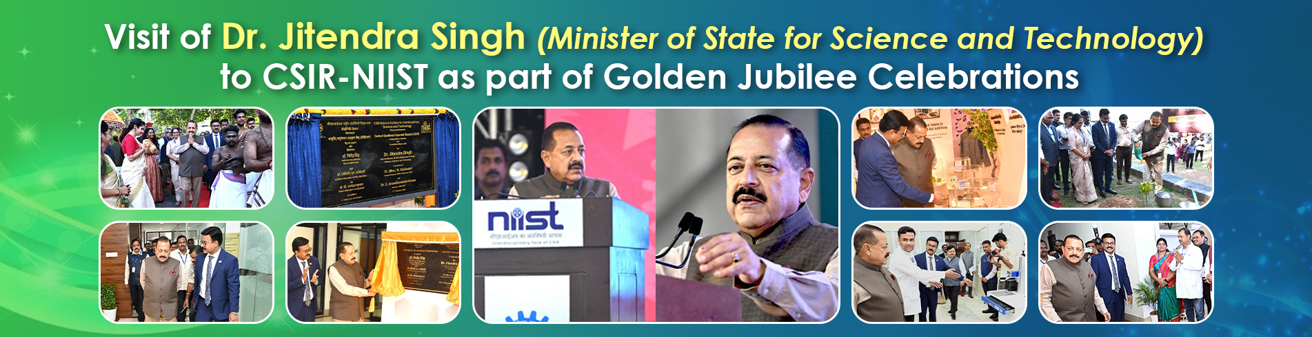 Visit of Dr. Jitendra Singh to CSIR-NIIST