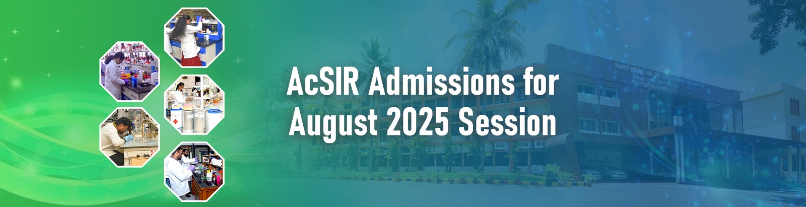 AcSIR Admission August 2025 session