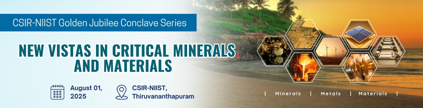 Banner - New Vistas in Critical Minerals and Materials