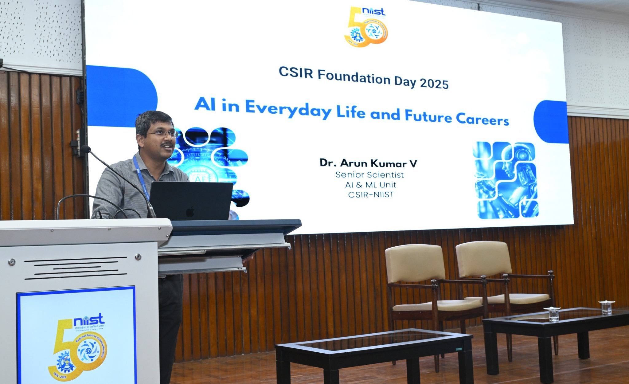 Glimpses from Popular Science Lectures held at CSIR-NIIST as part of CSIR Foundation Day celebrations