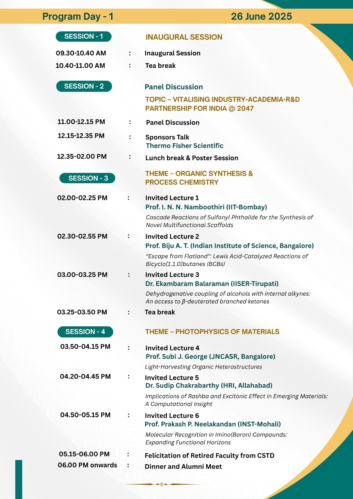Program Brochure Page 1