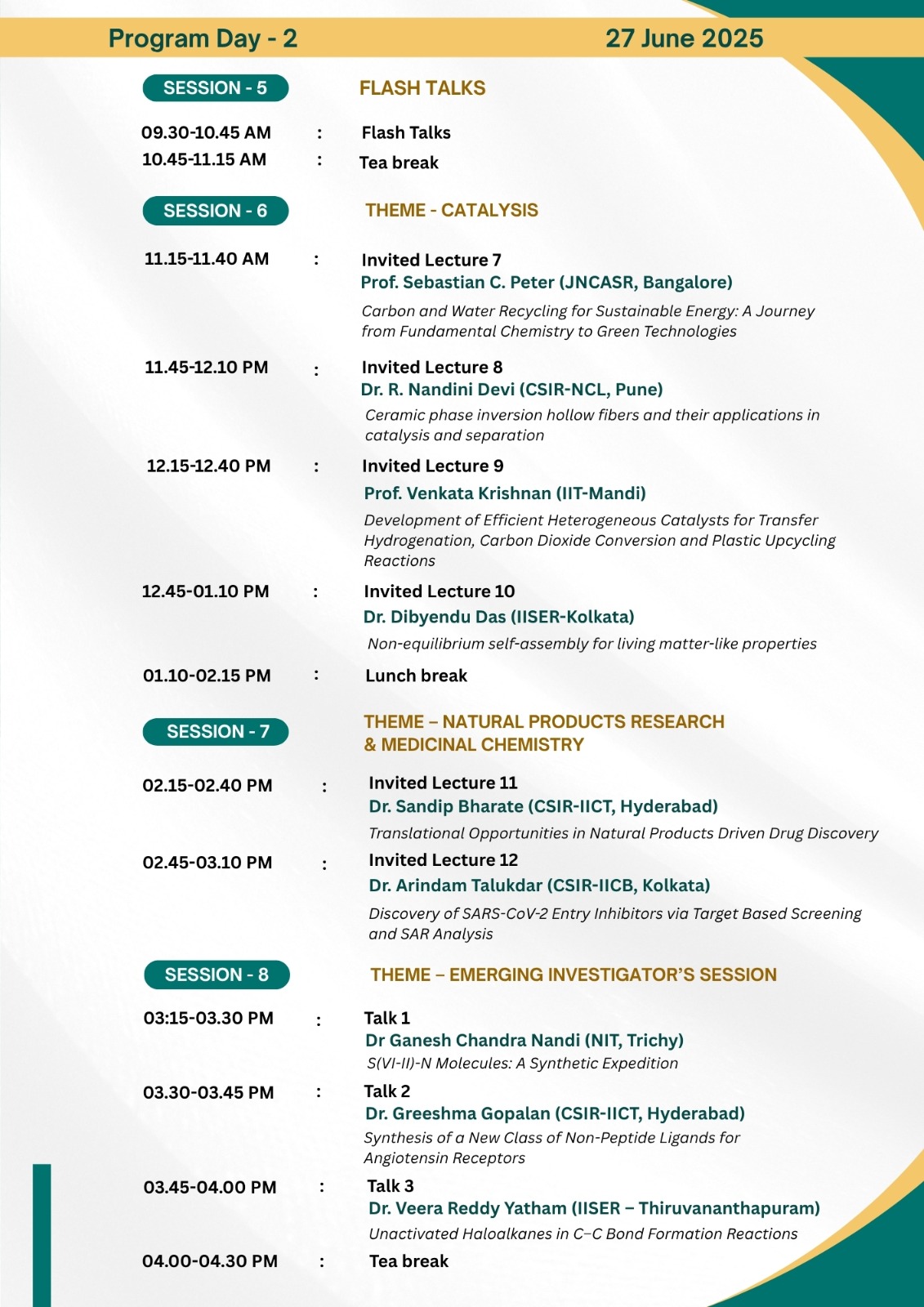 Program Brochure Page 2