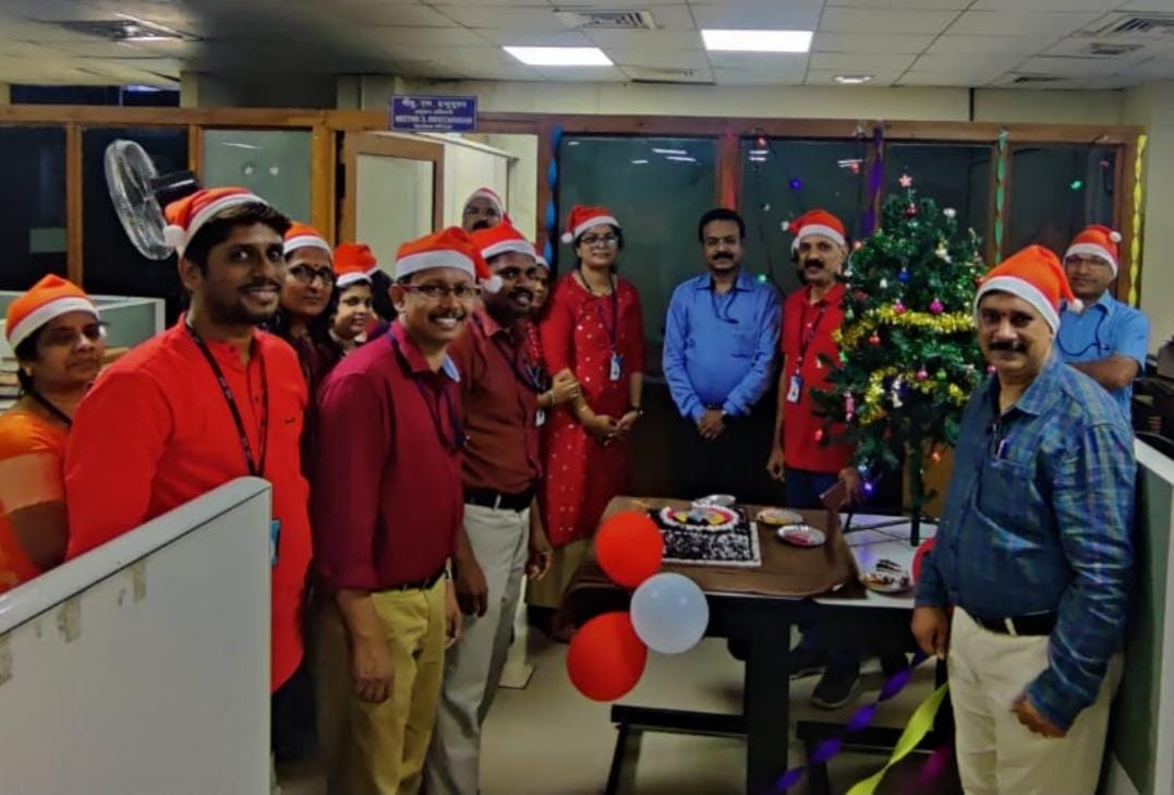एनआईआईएसटी में क्रिसमस समारोह