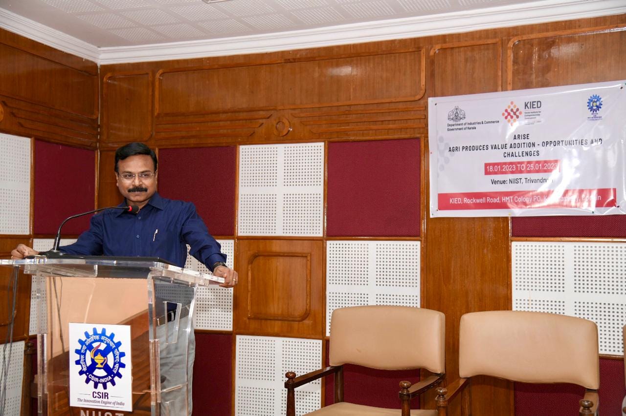 सीएसआईआर-एनआईआईएसटी में "कृषि उत्पादन मूल्यवर्धन - अवसर और चुनौतियां' शीर्षक पर  खाद्य प्रसंस्करण में उद्यमिता अभ्यास कार्यशाला का उद्घाटन