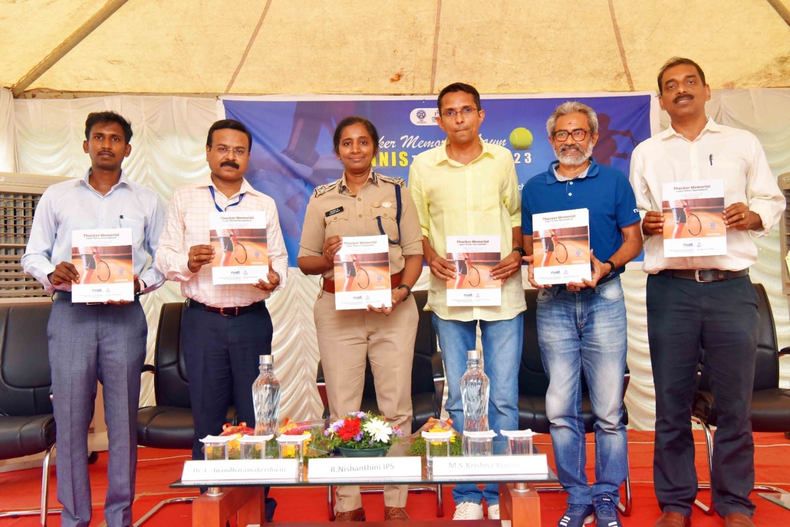 प्रतिष्ठित ठाकर मेमोरियल लॉन टेनिस टूर्नामेंट 2023 का उद्घाटन 19 मई 2023 को एनआईआईएसटी में आयोजित किया गया था।