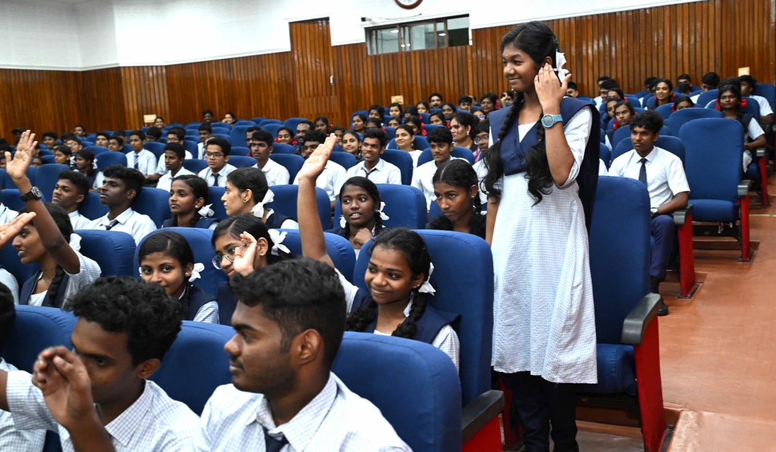 Dr. C. Anandharamakrishnan, Director CSIR-NIIST, inaugurated Jigyasa Science Outreach Program organized for students of five Jawahar Navodaya Vidyalayas at CSIR-NIIST