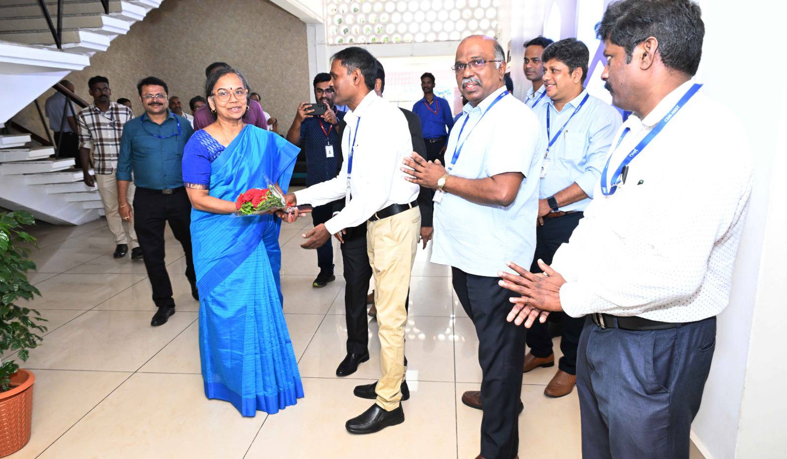 Dr. (Mrs.) N. Kalaiselvi, Secretary of DSIR and DG of CSIR, visited CSIR-NIIST on 8th January 2025