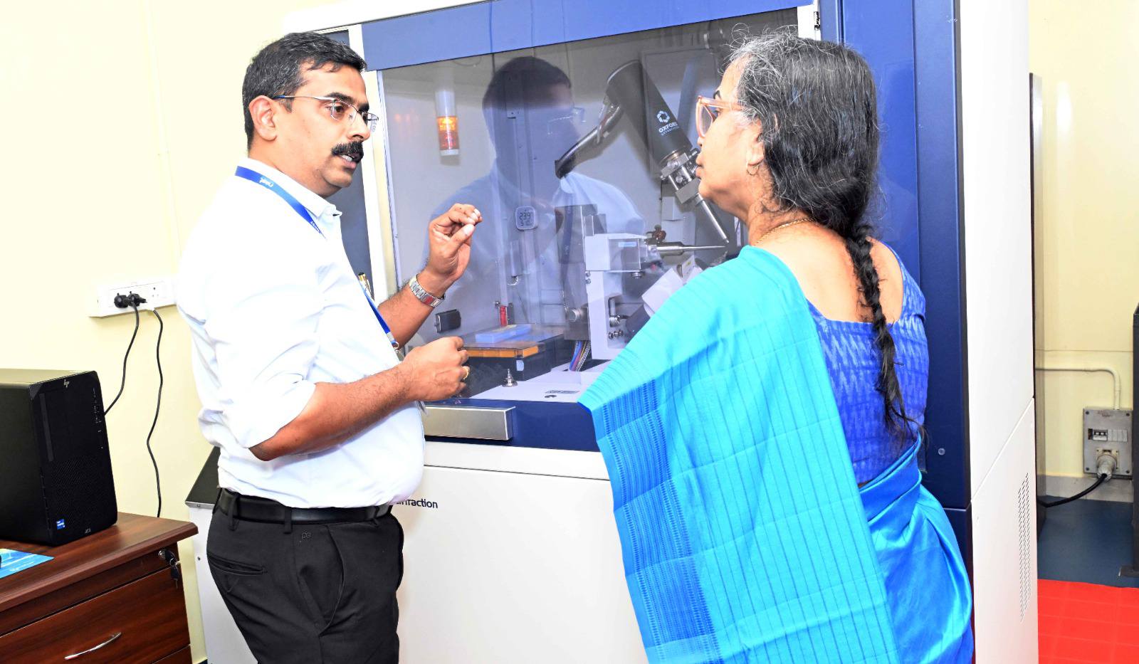 Dr. (Mrs.) N. Kalaiselvi, Secretary DSIR  and DG CSIR inaugurated the new X- Ray Diffraction Facility at CSIR-NIIST