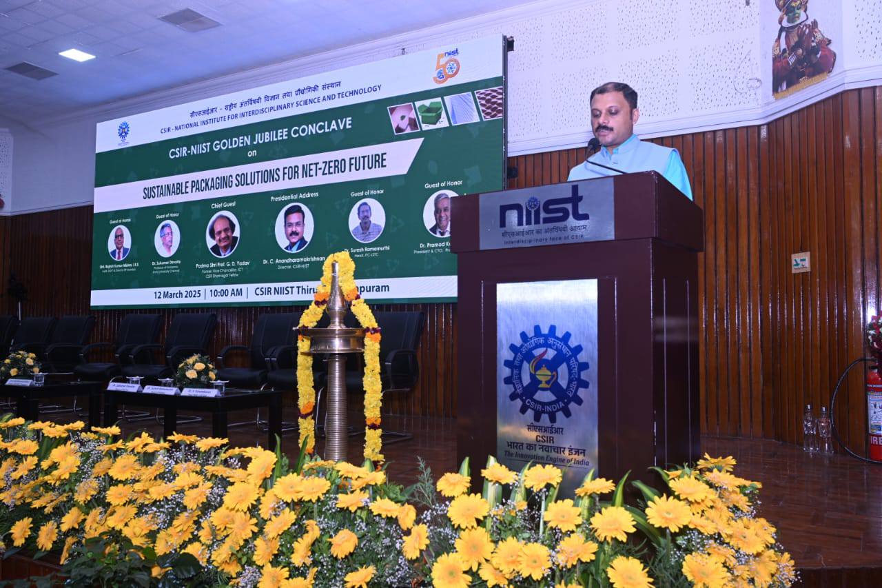 Inauguration of the CSIR-NIIST Golden Jubilee Conclave on Sustainable Packaging Solutions for a Net-Zero Future was held at NIIST
