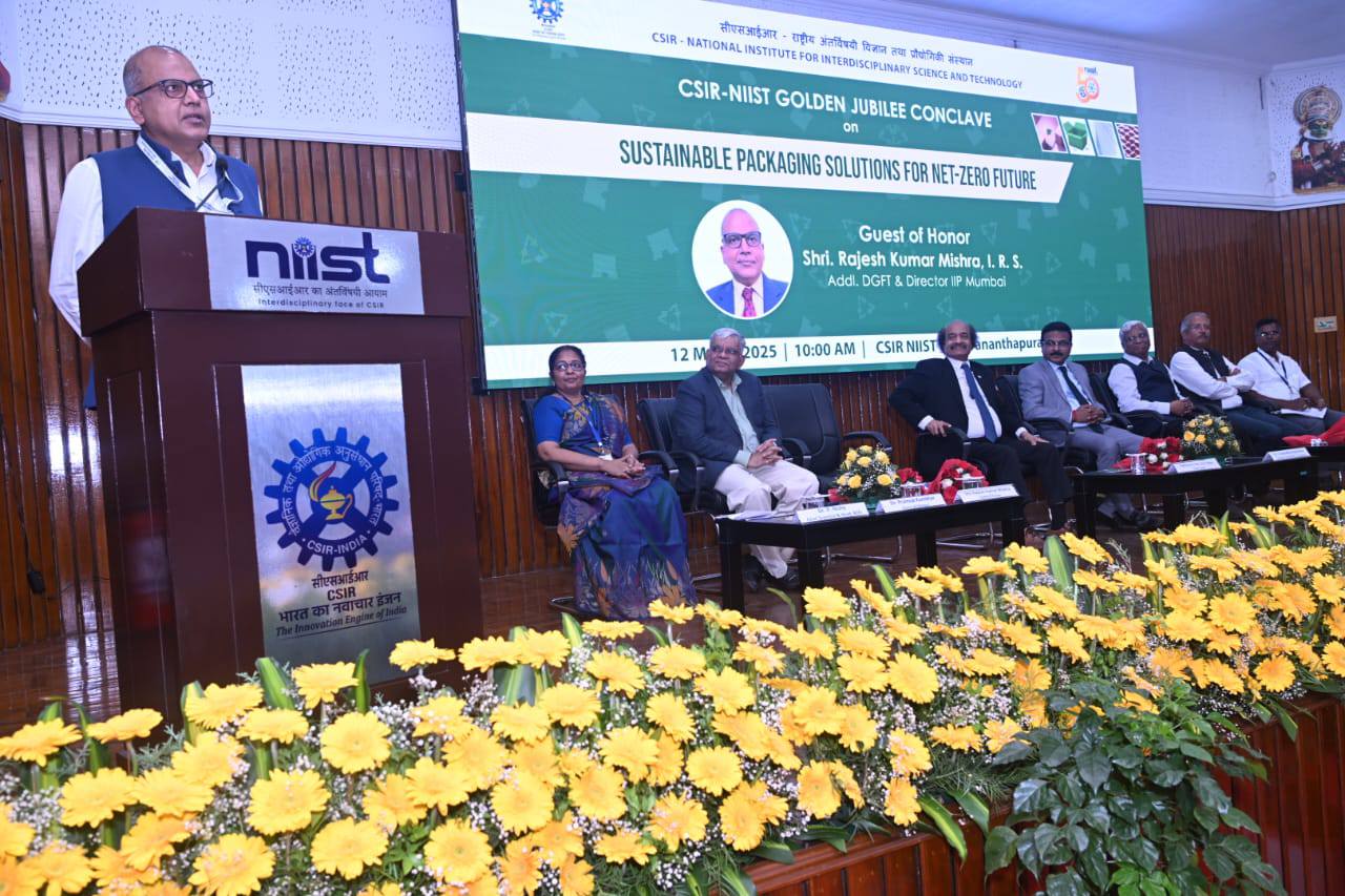 Inauguration of the CSIR-NIIST Golden Jubilee Conclave on Sustainable Packaging Solutions for a Net-Zero Future was held at NIIST