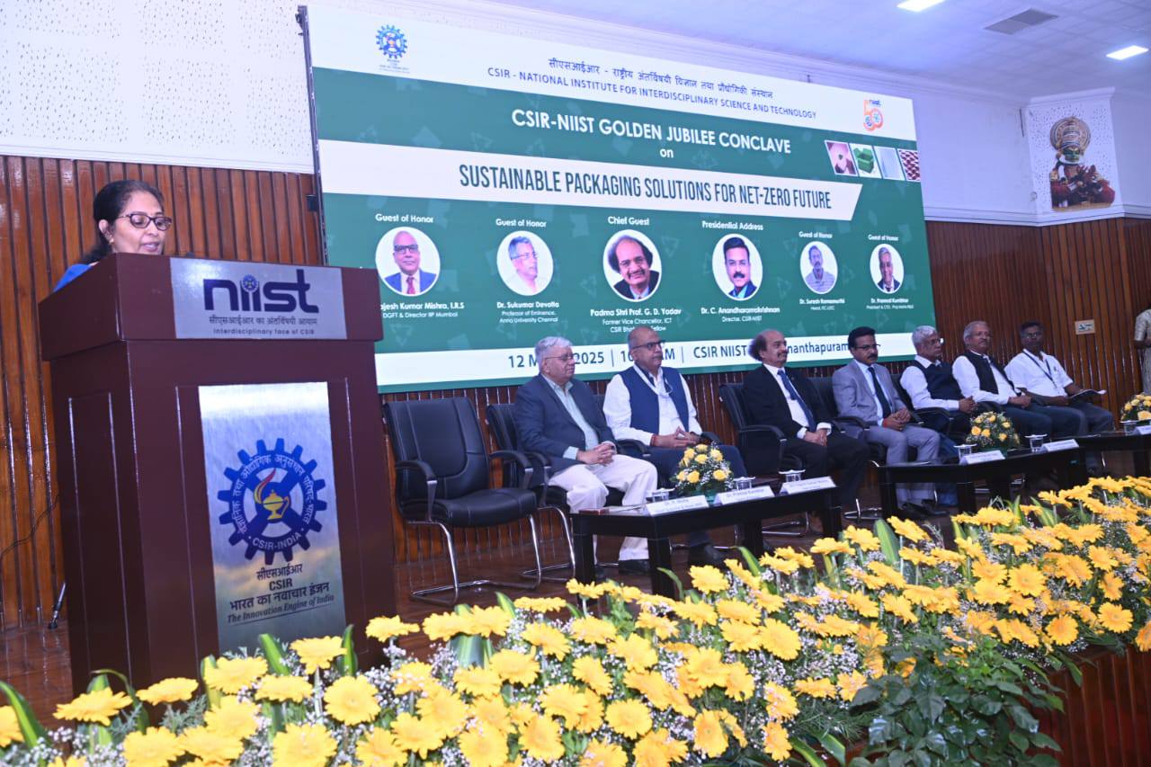 Inauguration of the CSIR-NIIST Golden Jubilee Conclave on Sustainable Packaging Solutions for a Net-Zero Future was held at NIIST