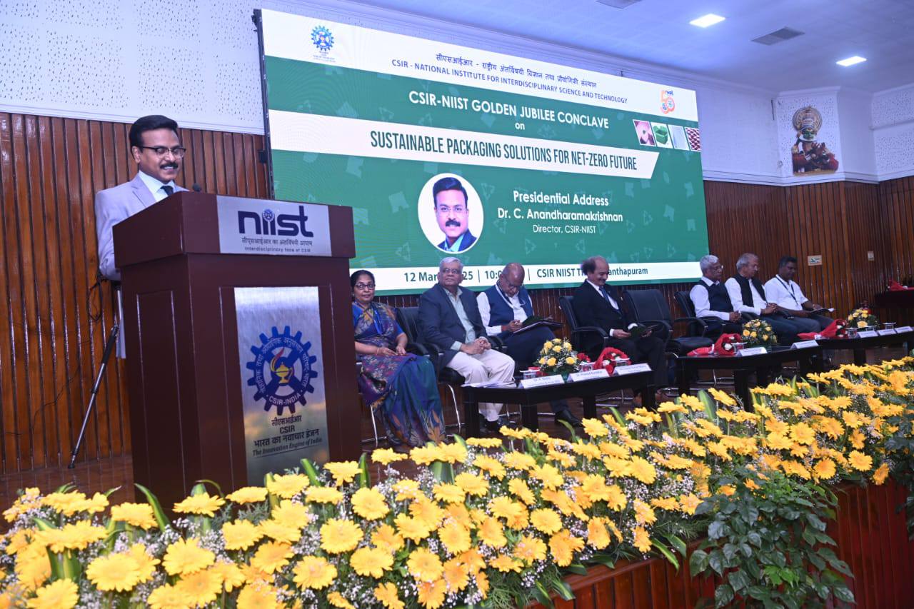 Inauguration of the CSIR-NIIST Golden Jubilee Conclave on Sustainable Packaging Solutions for a Net-Zero Future was held at NIIST
