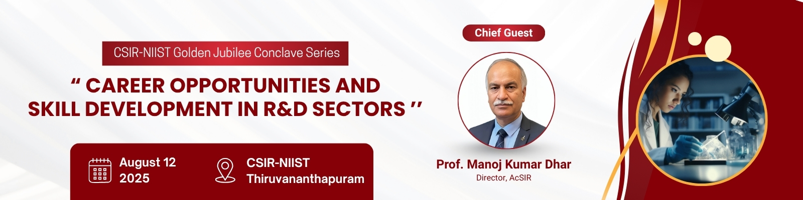 Conclave on Career Opportunities and Skill Development in R&amp;D Sectors