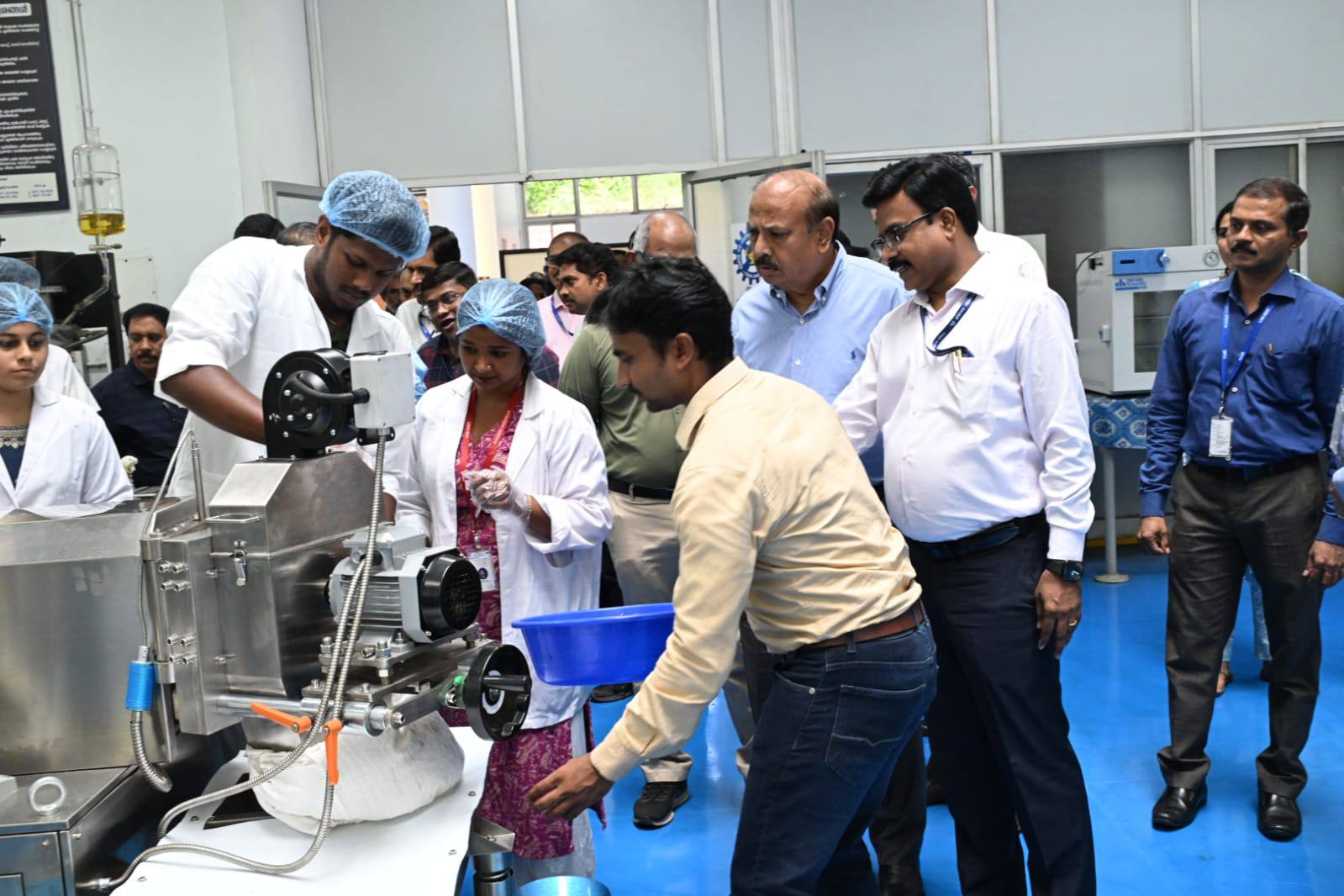 Padmabhushan Dr. Krishna M Ella inaugurated the Fortified Rice Kernels (FRK) Pilot Plant at NIIST