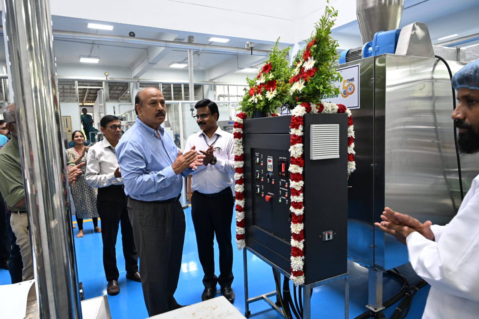 Padmabhushan Dr. Krishna M Ella inaugurated the Fortified Rice Kernels (FRK) Pilot Plant at NIIST