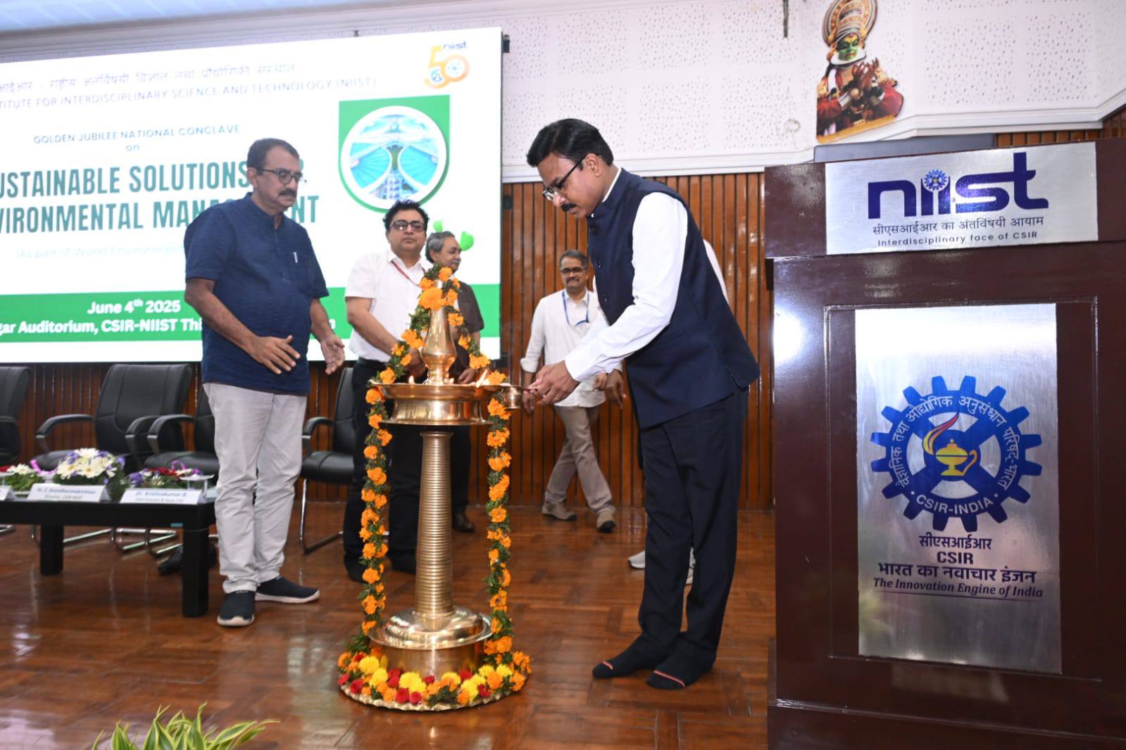 Golden Jubilee conclave on Sustainable Solutions for Environmental Management at CSIR-NIIST