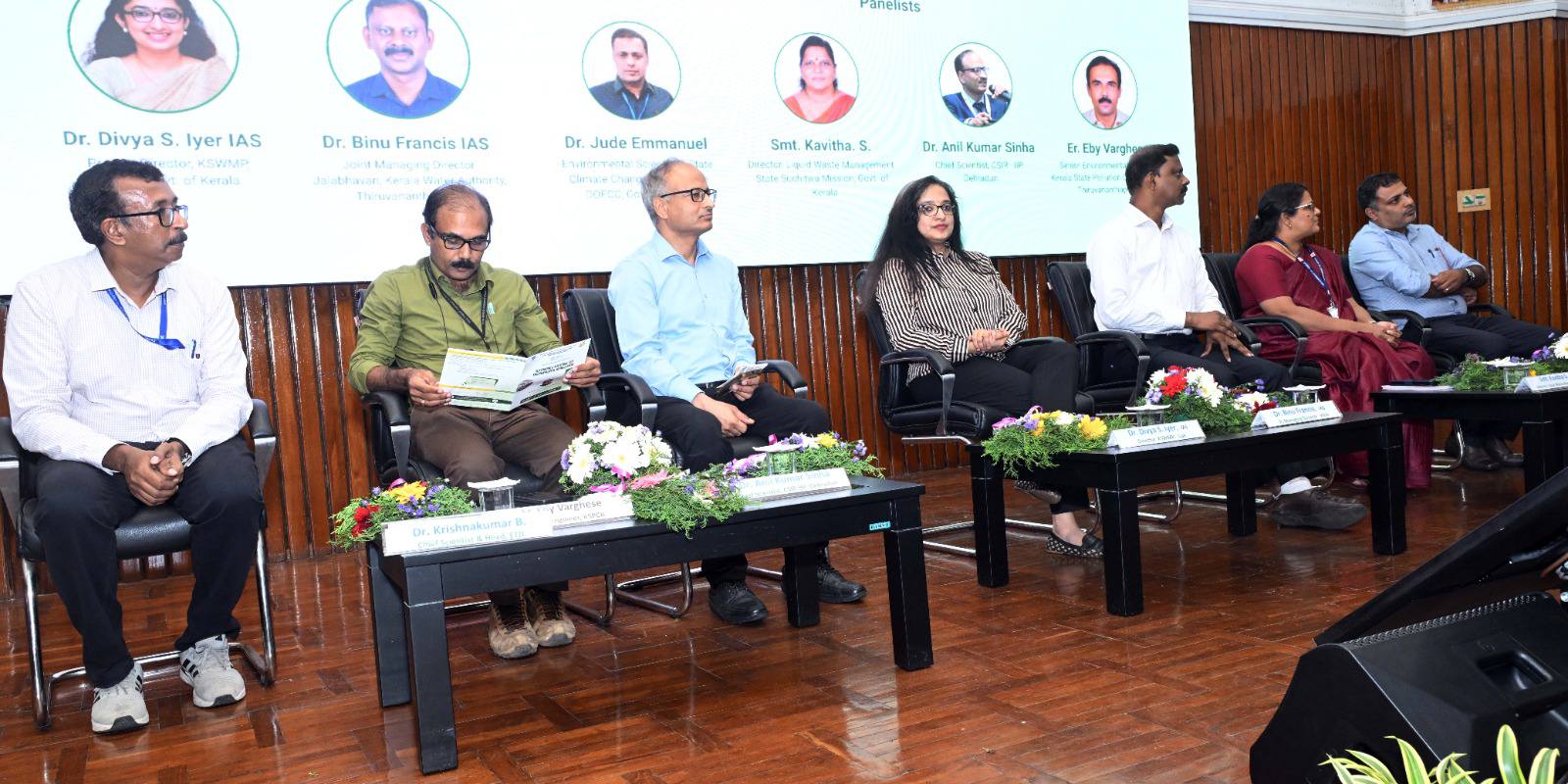 Glimpses from the various panel discussions and digital poster presentations held on the sidelines of the Golden Jubilee National Conclave on Sustainable Solutions for Environment Management at CSIR-NIIST