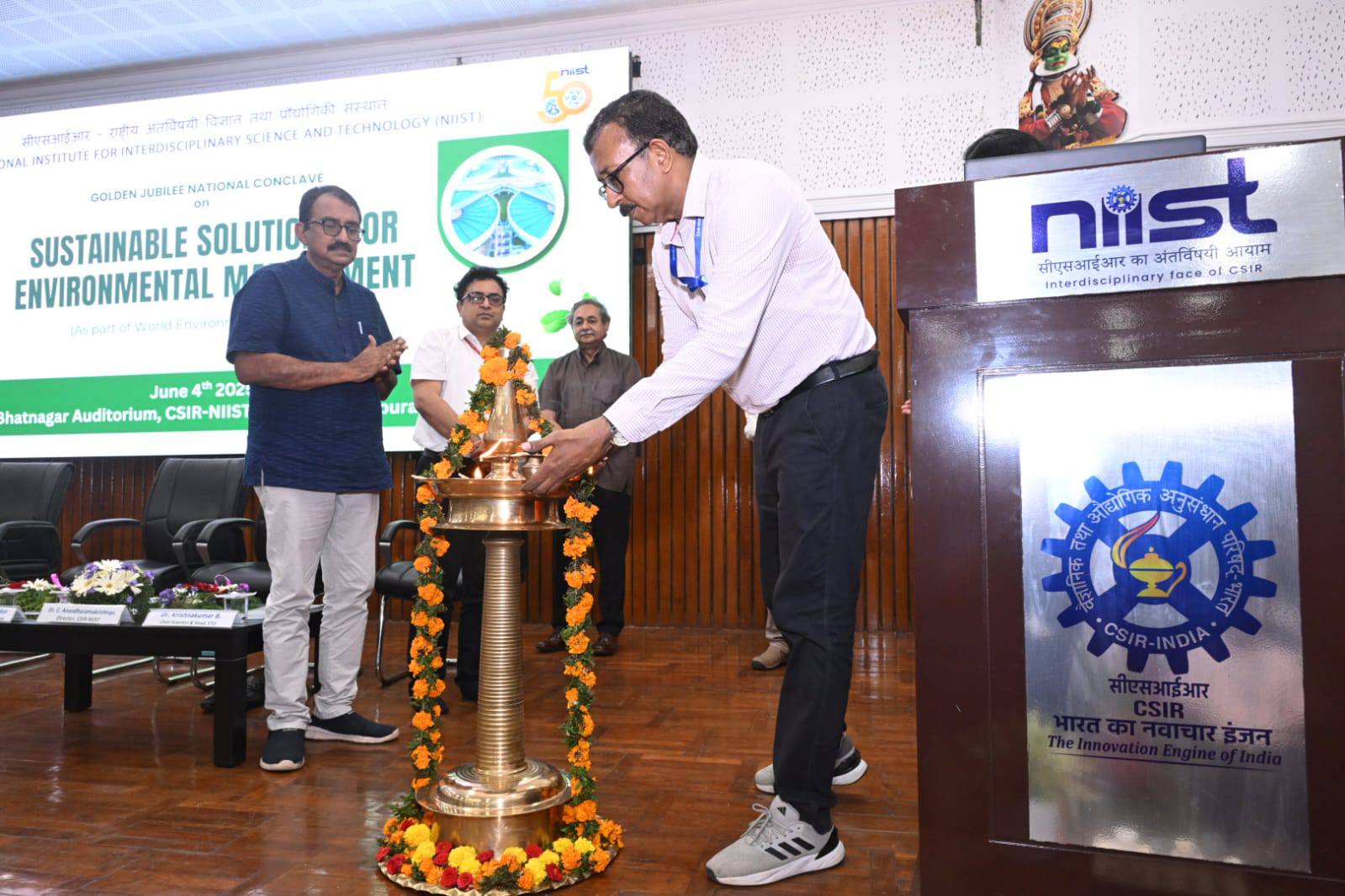 Golden Jubilee conclave on Sustainable Solutions for Environmental Management at CSIR-NIIST