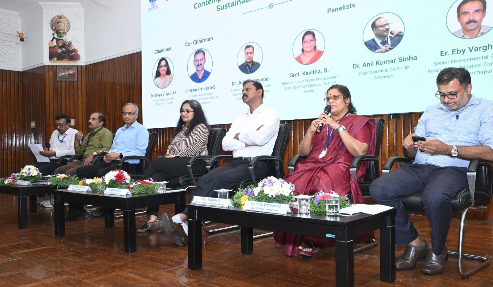 Glimpses from the various panel discussions and digital poster presentations held on the sidelines of the Golden Jubilee National Conclave on Sustainable Solutions for Environment Management at CSIR-NIIST
