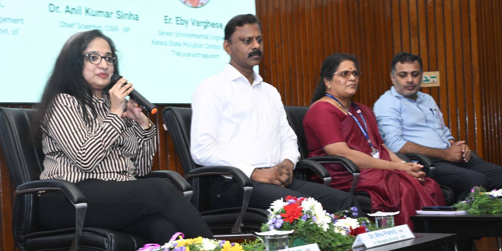 Glimpses from the various panel discussions and digital poster presentations held on the sidelines of the Golden Jubilee National Conclave on Sustainable Solutions for Environment Management at CSIR-NIIST