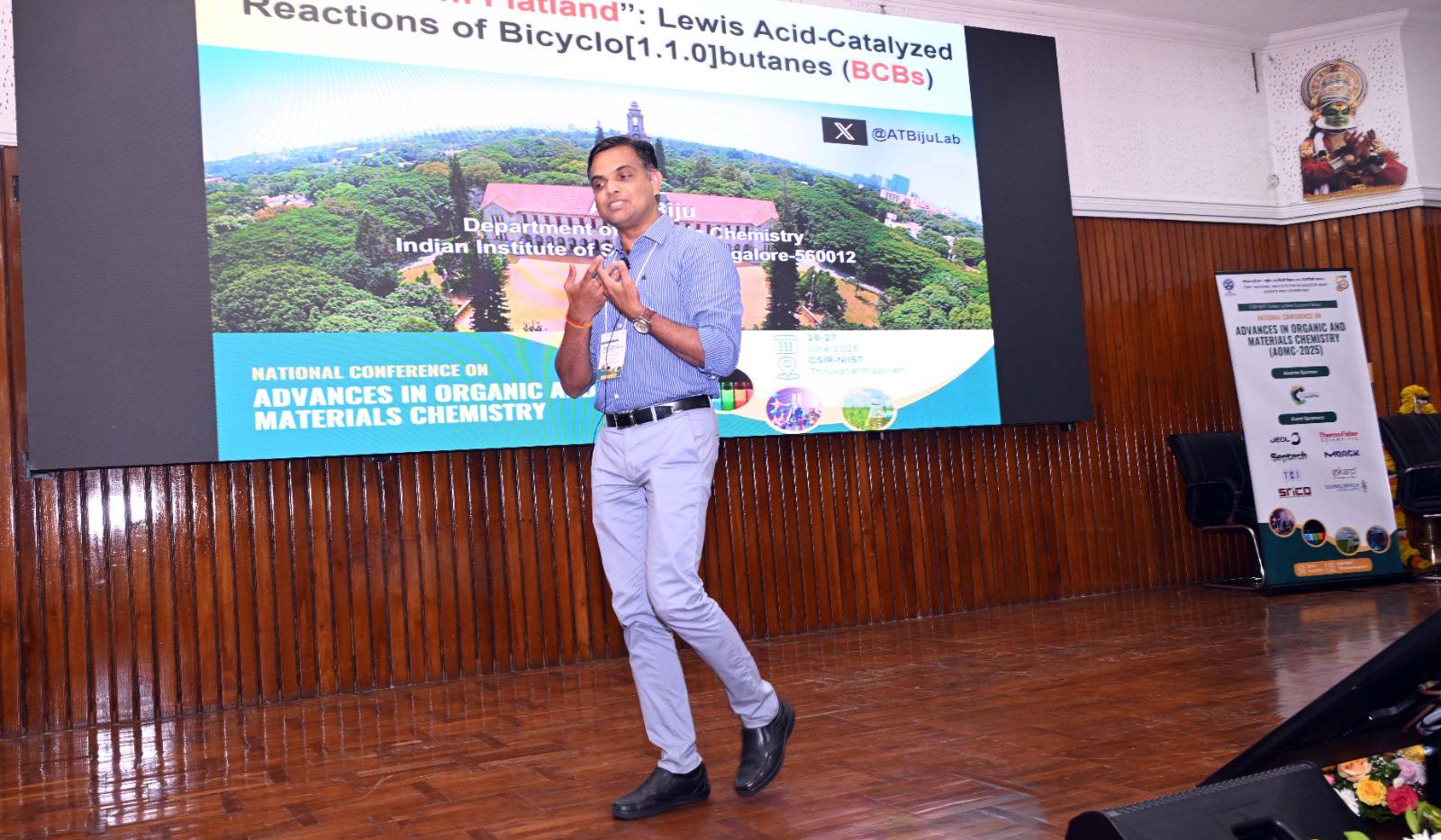 Glimpses from the various panel discussions and invited lectures held as part of the Golden Jubilee Conclave on Advances in Organic and Materials Chemistry