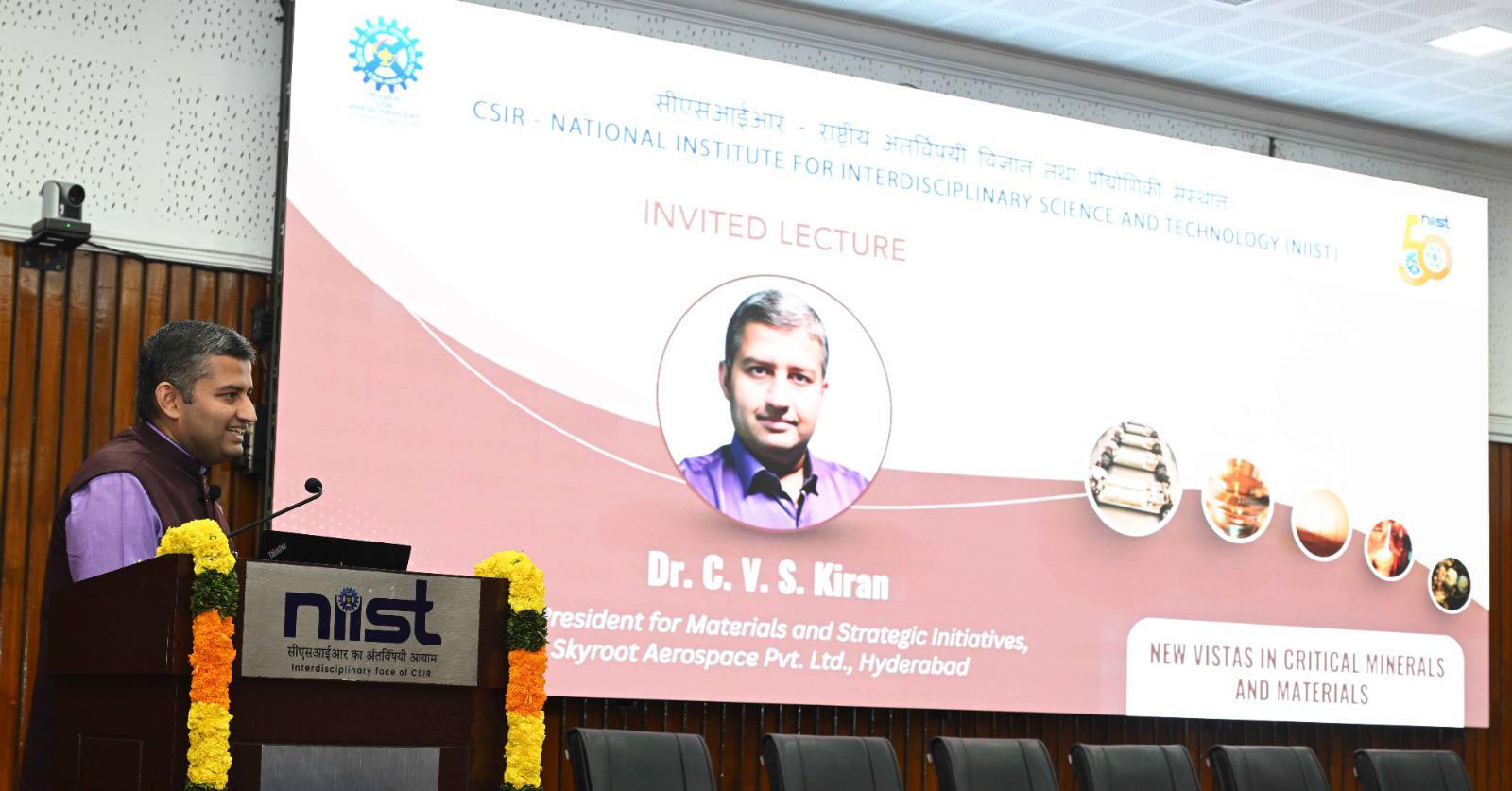 Glimpses from the panel discussion, keynote lectures and invited lecture held during the Golden Jubilee Conclave on New Vistas in Critical Minerals and Materials