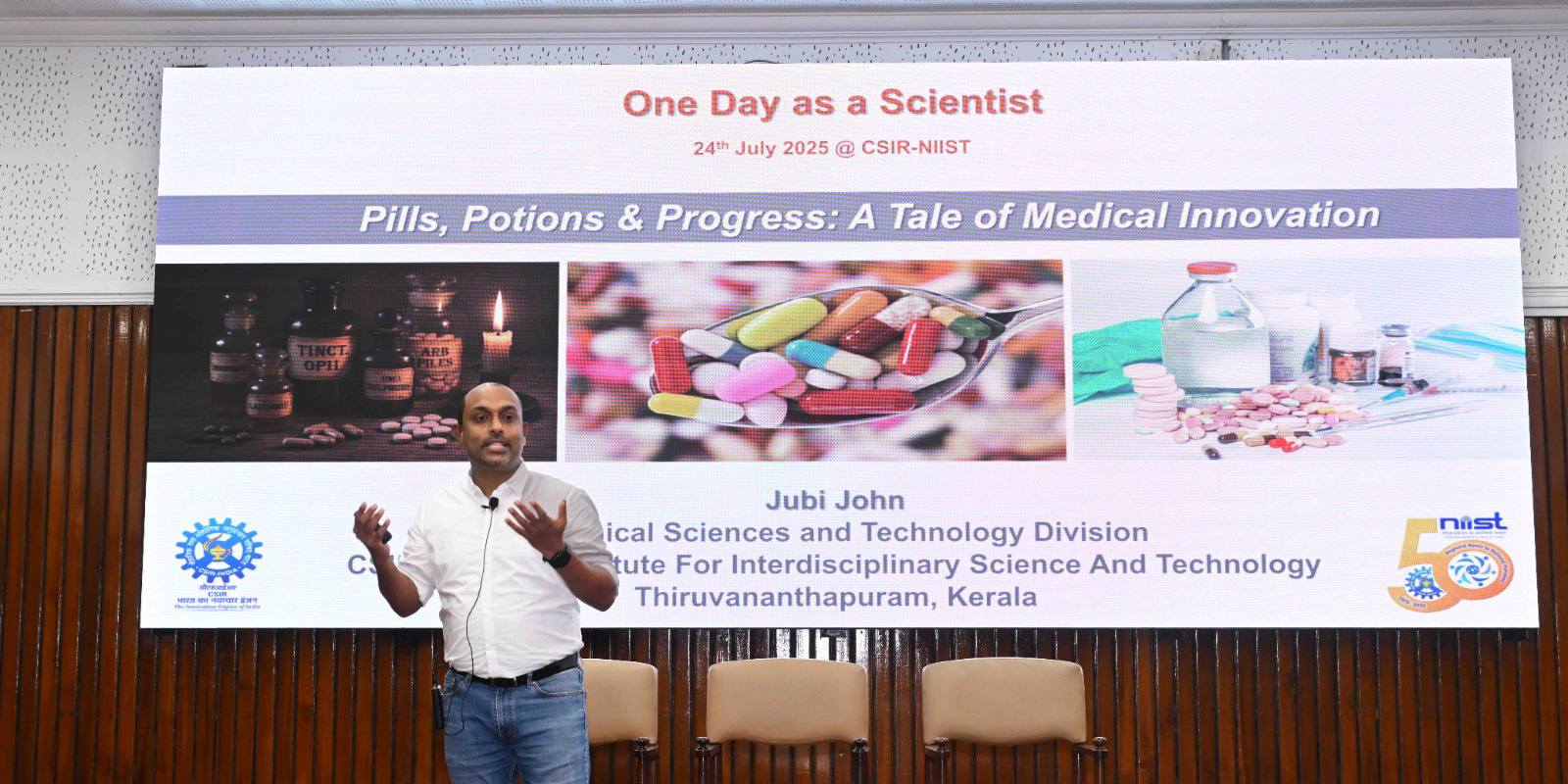 Glimpses from the Day 4 of "One Day As a Scientist" program at CSIR-NIIST