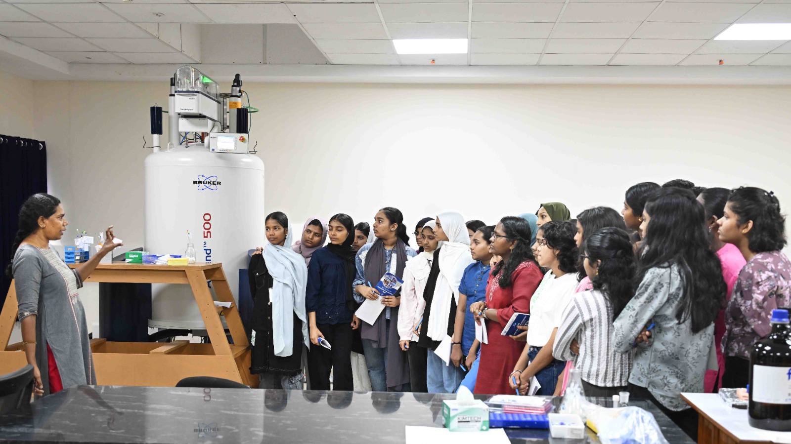 Glimpses from the 2nd Day of "One Day As a Scientist" program at CSIR-NIIST