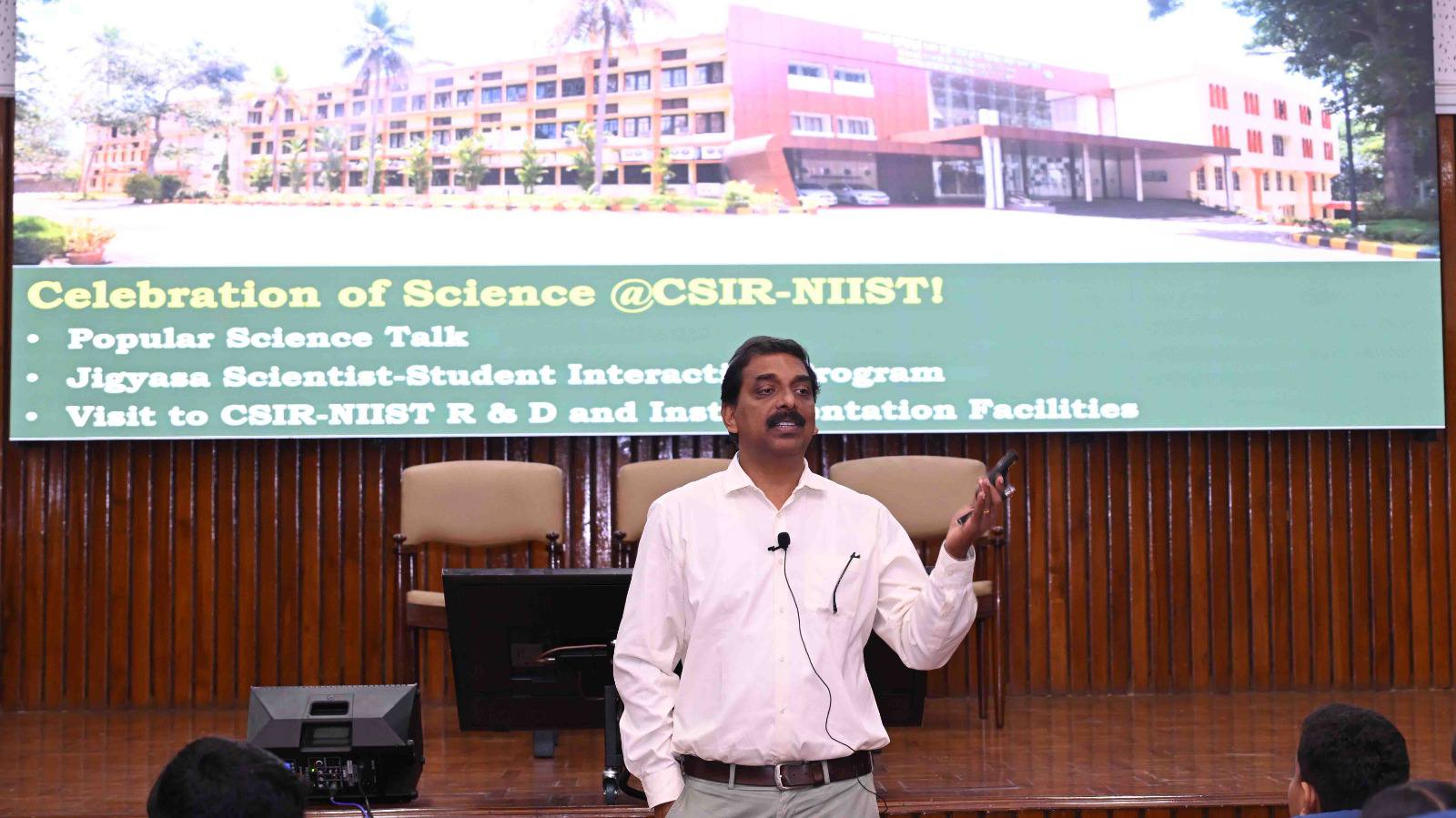 Glimpses from the 2nd Day of "One Day As a Scientist" program at CSIR-NIIST