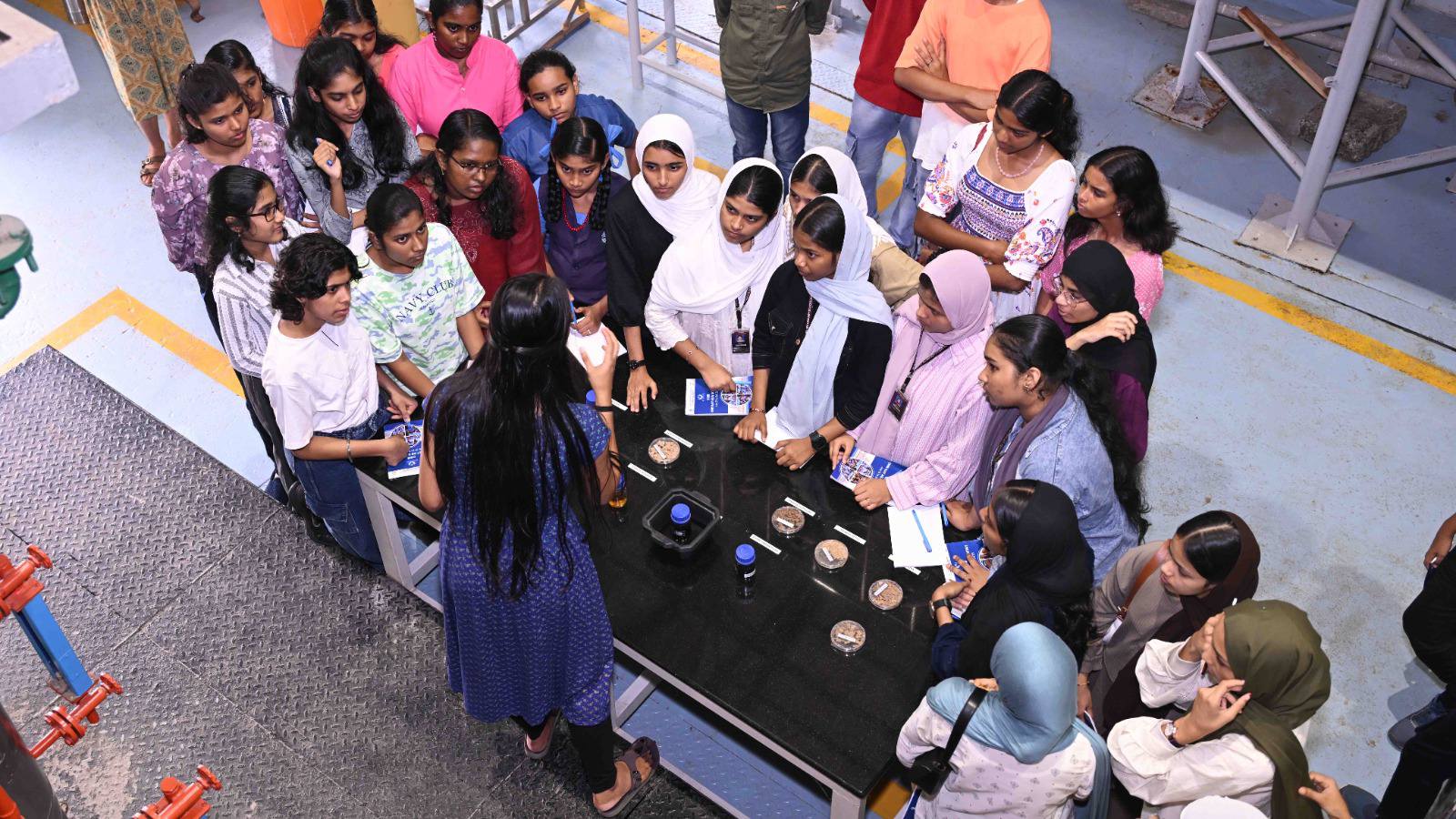 Glimpses from the 2nd Day of "One Day As a Scientist" program at CSIR-NIIST