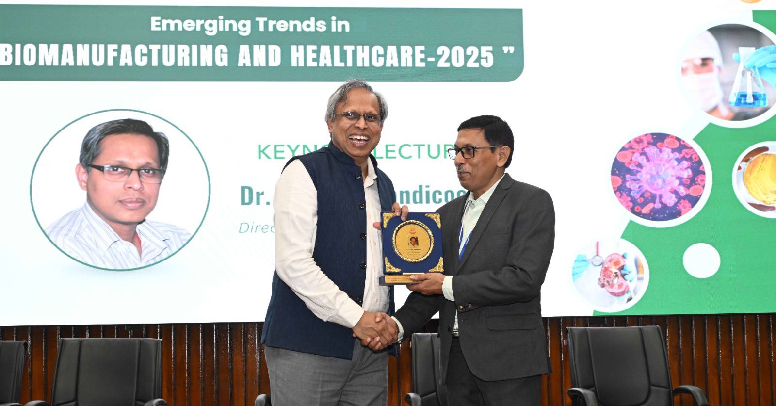 Glimpses from the Kenote lecture and various invited lectures during the Golden Jubilee Conclave on Biomanufacturing and Healthcare 