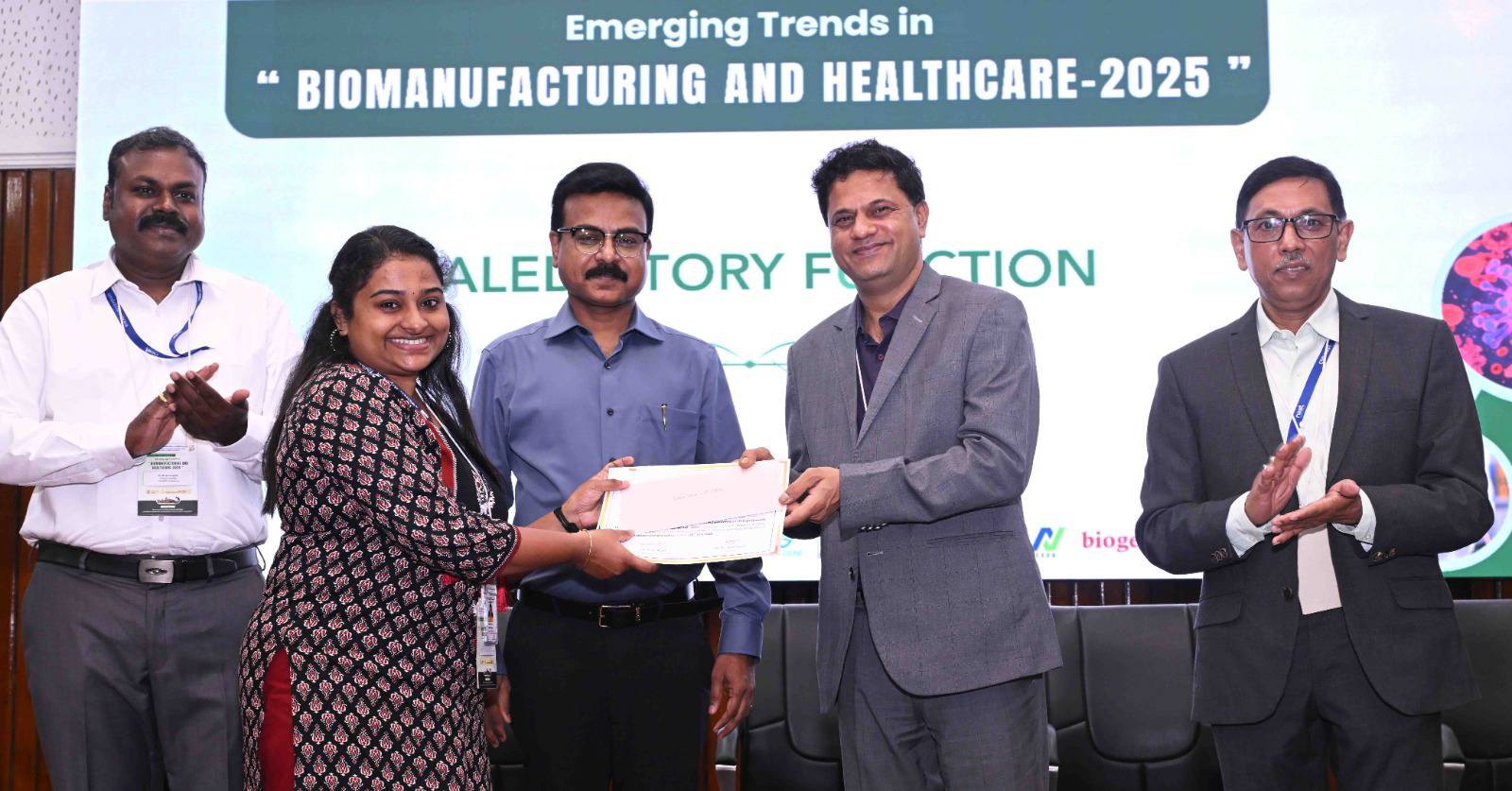 Valedictory function of Golden Jubilee Conclave on Biomanufacturing and Healthcare 2025