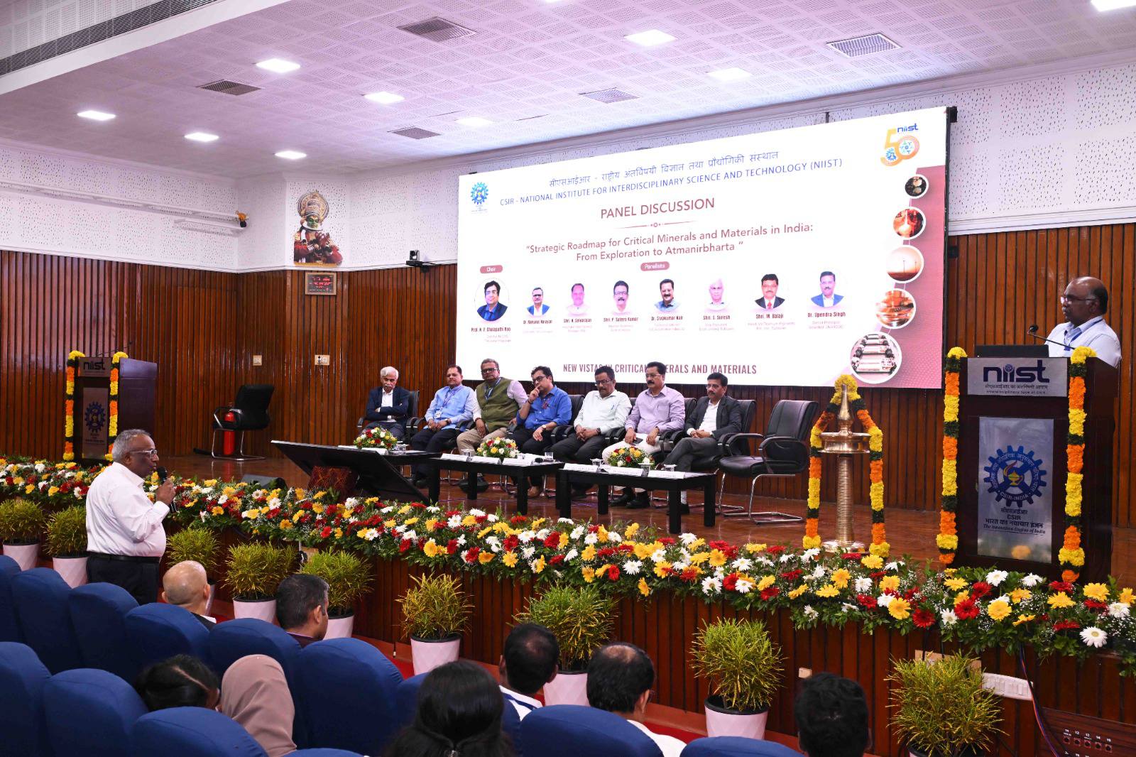 Glimpses from the panel discussion, keynote lectures and invited lecture held during the Golden Jubilee Conclave on New Vistas in Critical Minerals and Materials