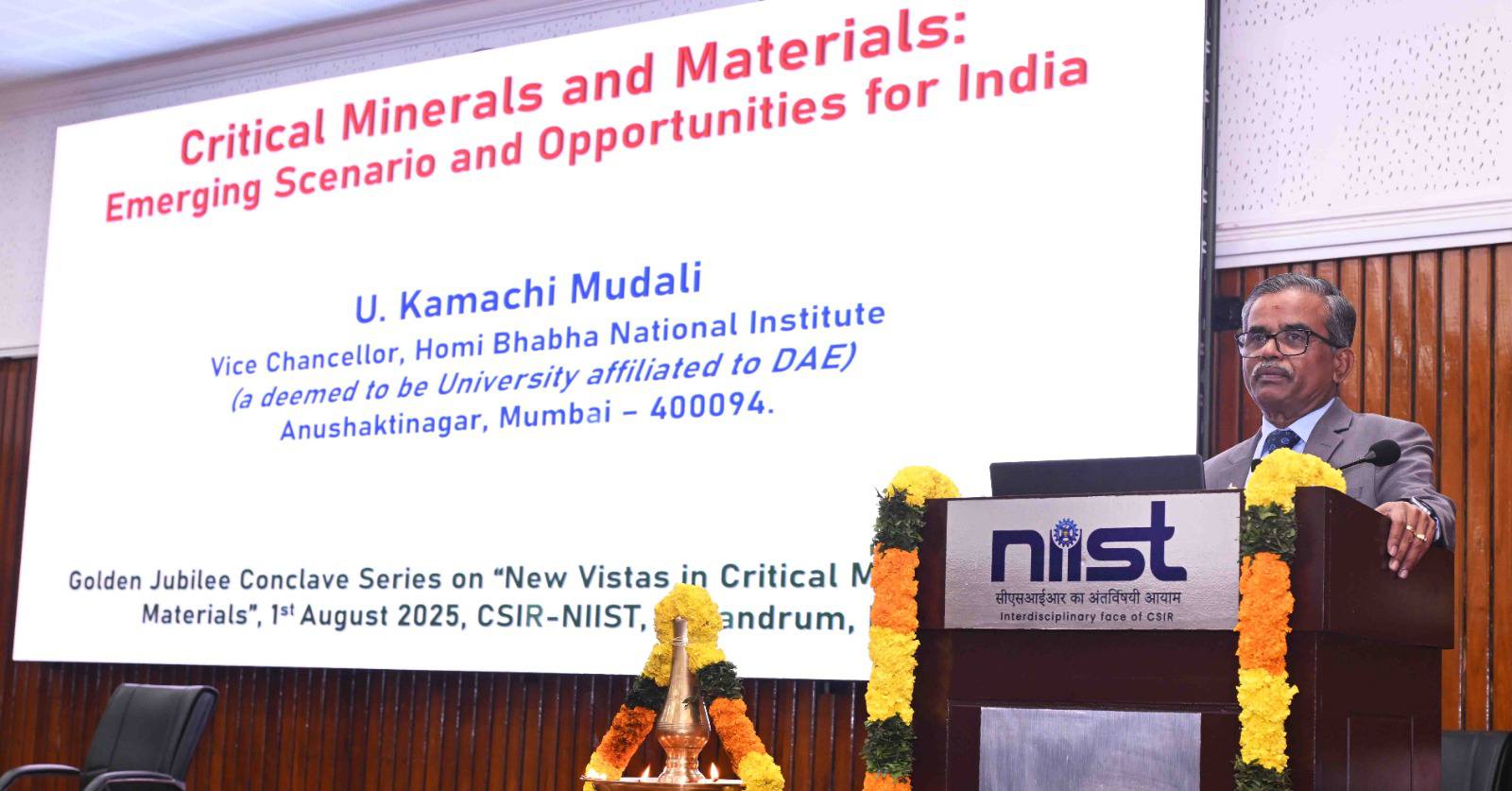 Glimpses from the panel discussion, keynote lectures and invited lecture held during the Golden Jubilee Conclave on New Vistas in Critical Minerals and Materials