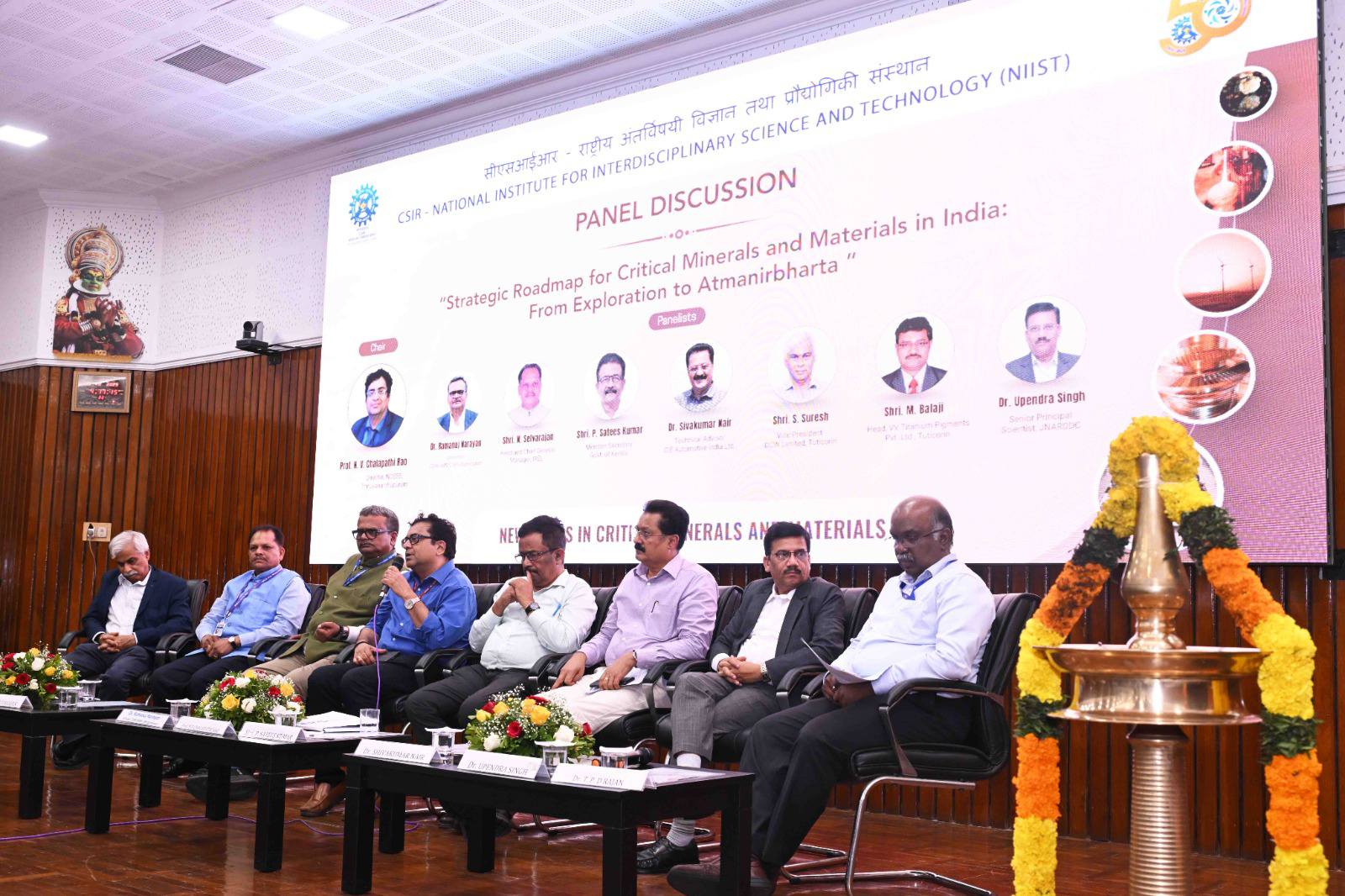 Glimpses from the panel discussion, keynote lectures and invited lecture held during the Golden Jubilee Conclave on New Vistas in Critical Minerals and Materials