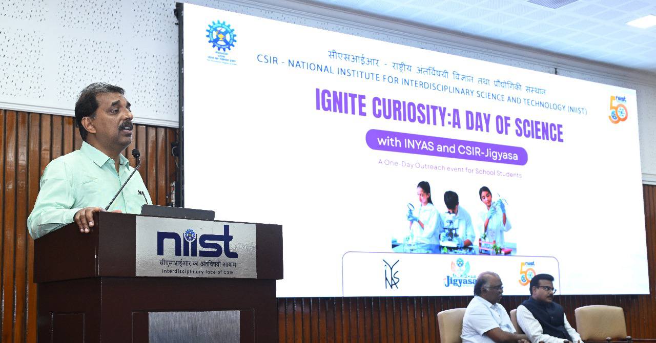 CSIR-JIGYASA & INYAS organized a Science Outreach Program at CSIR-NIIST on 23 Aug 2025