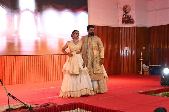 Theyyam-Themed, Indo-Western Themed and Flower-Themed Fashion Show @ CSIR-NIIST as part of Ponnonam @ 50