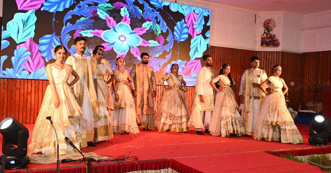 Theyyam-Themed, Indo-Western Themed and Flower-Themed Fashion Show @ CSIR-NIIST as part of Ponnonam @ 50