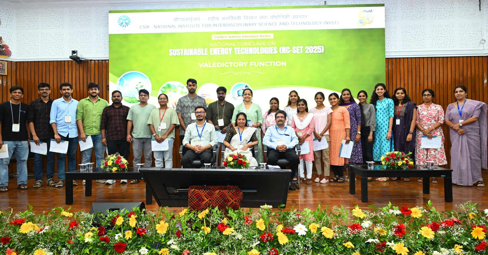 Valedictory function of Golden Jubilee Conclave on Sustainable Energy Technologies (NC-CET 2025)