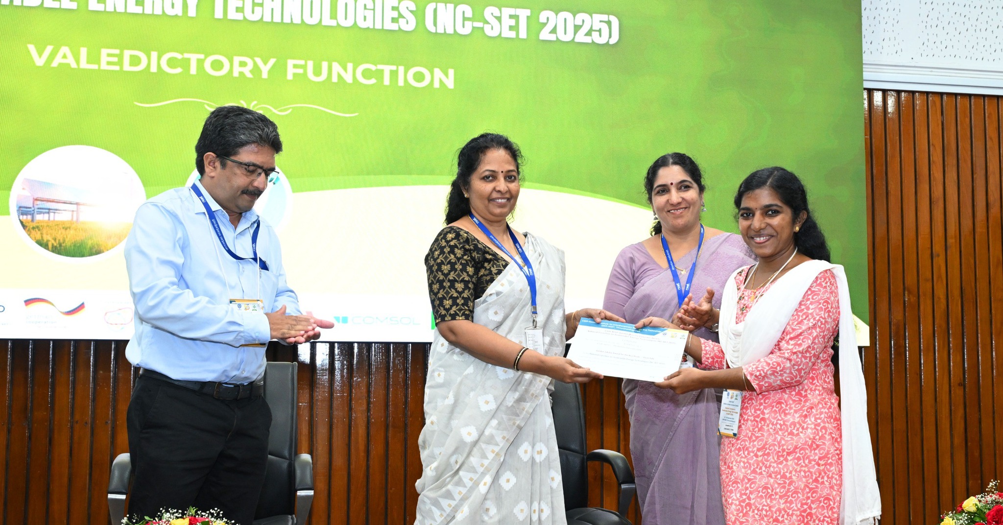 Valedictory function of Golden Jubilee Conclave on Sustainable Energy Technologies (NC-CET 2025)