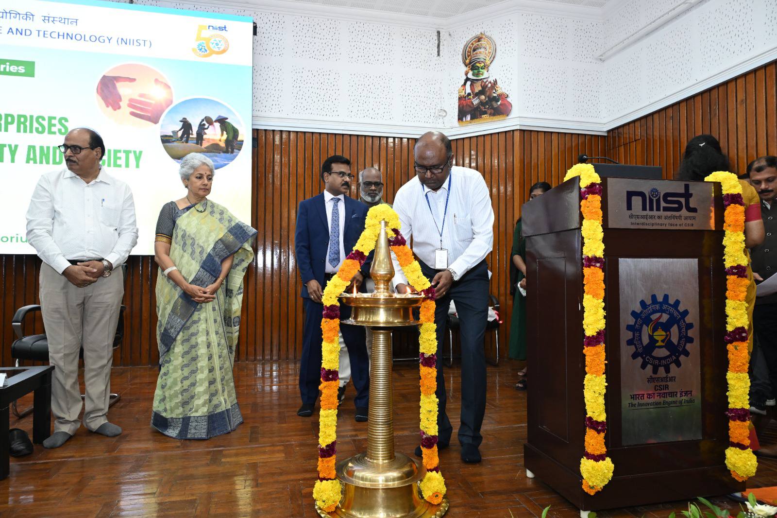 Glimpses from the inaugural session of Societal Connect: “Empowering Agri-Enterprises: Bridging Science, Sustainability & Society” at CSIR-NIIST