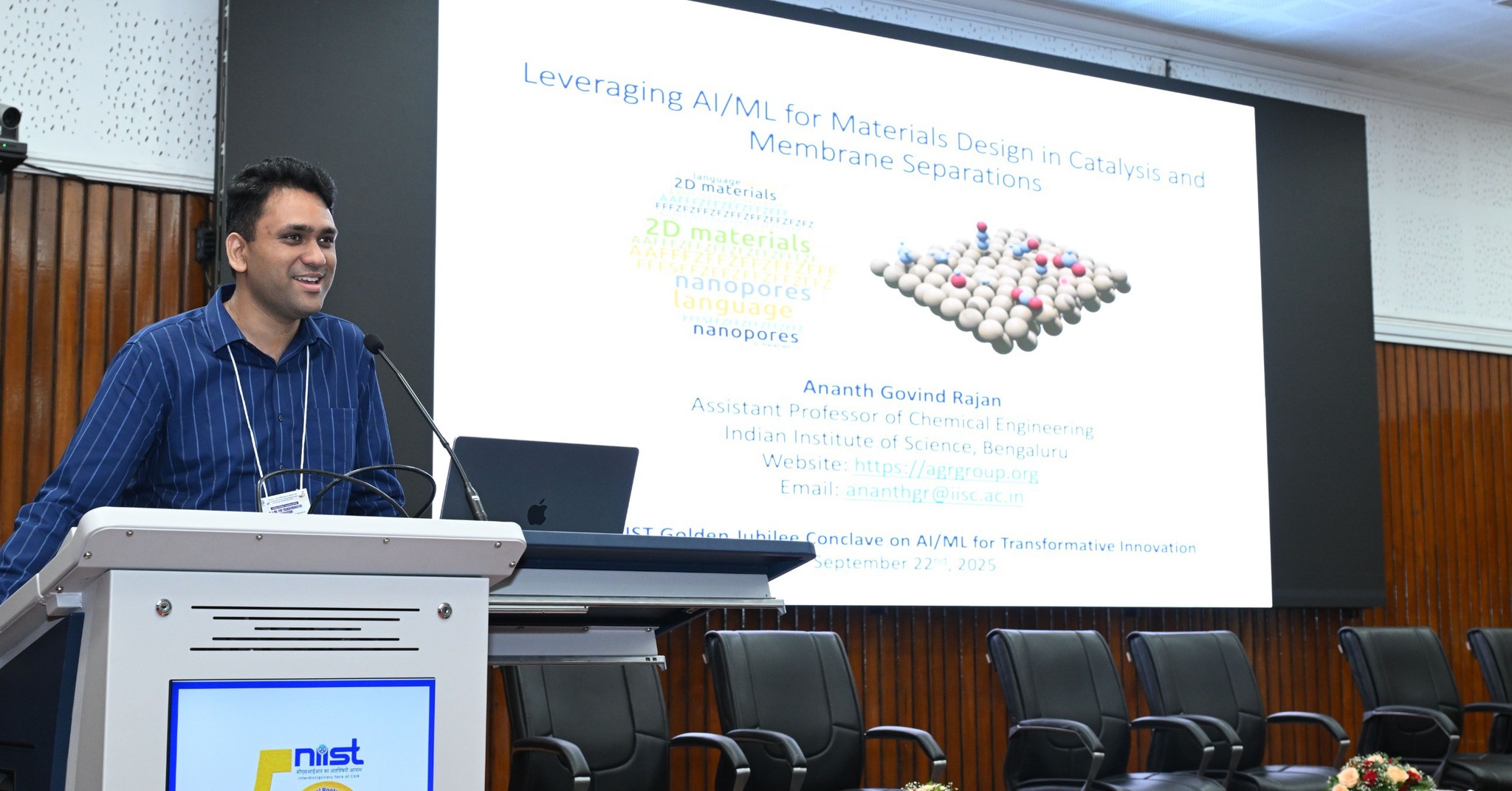 Glimpses from the panel discussion, eynote address and various technical sessions held during the Golden Jubilee Conclave on AI & ML for Transformative Innovation: Bridging R&D Frontiers and Industry 