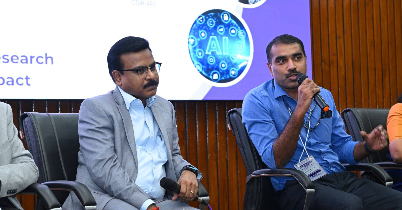 Glimpses from the panel discussion, eynote address and various technical sessions held during the Golden Jubilee Conclave on AI & ML for Transformative Innovation: Bridging R&D Frontiers and Industry 