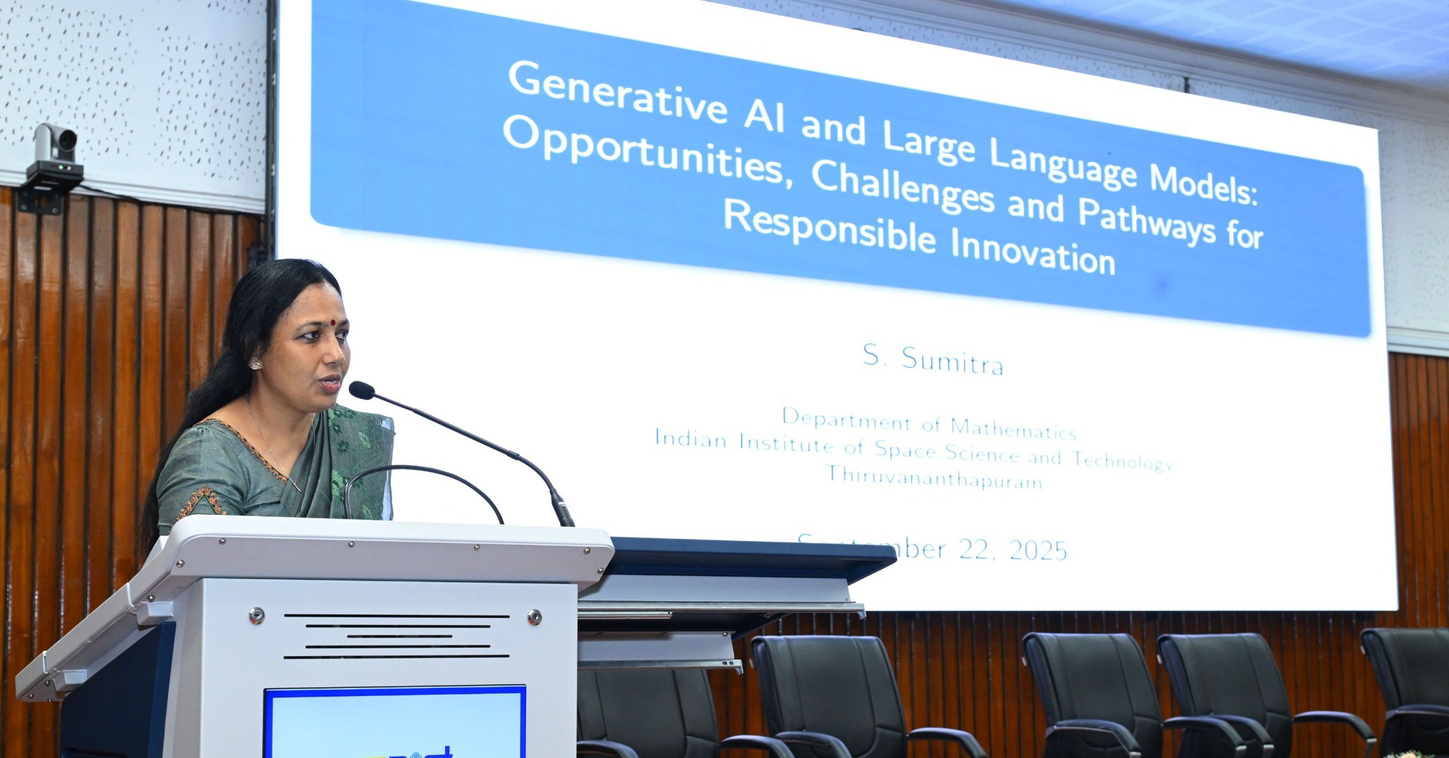 Glimpses from the panel discussion, eynote address and various technical sessions held during the Golden Jubilee Conclave on AI & ML for Transformative Innovation: Bridging R&D Frontiers and Industry 