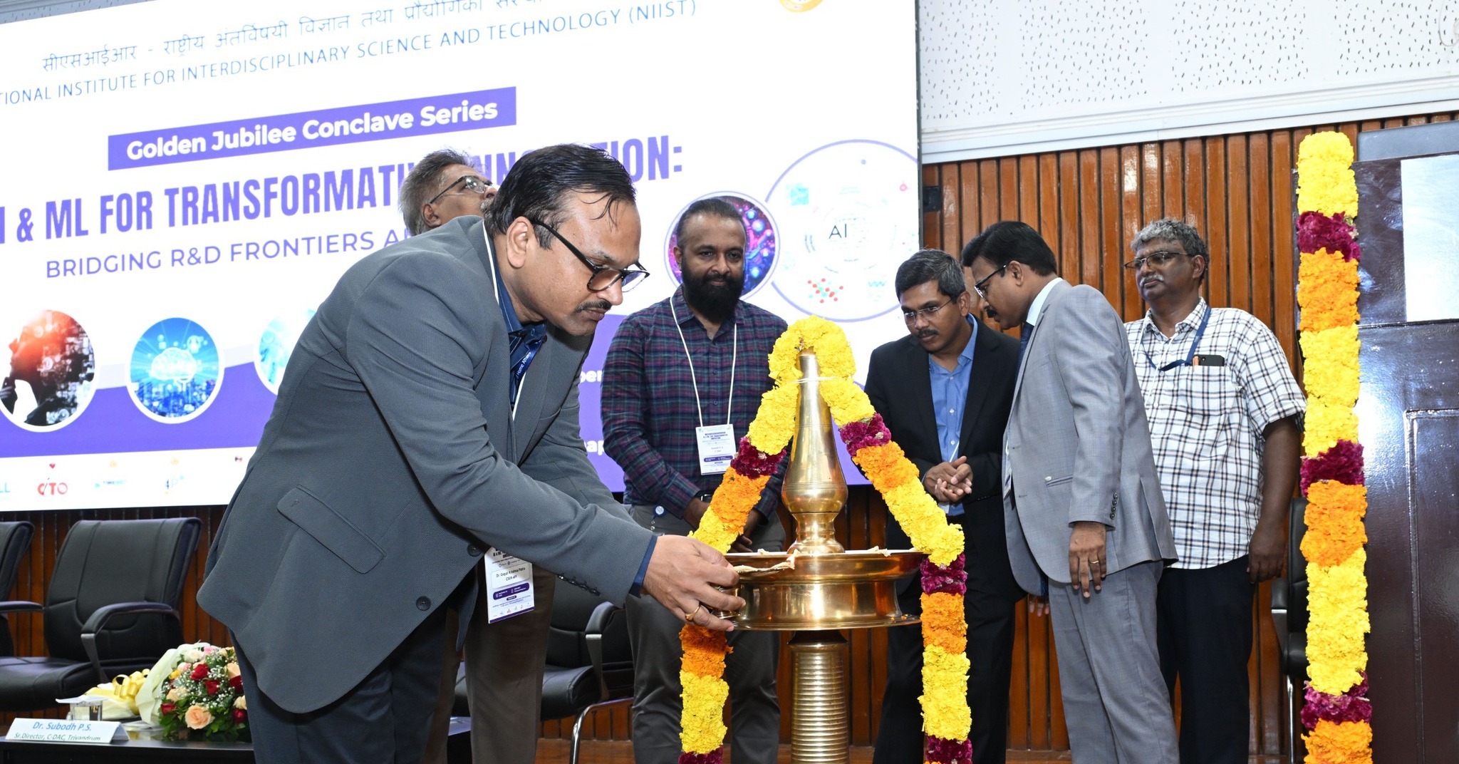 Golden Jubilee Conclave on AI & ML for Transformative Innovation: Bridging R&D Frontiers and Industry at CSIR-NIIST