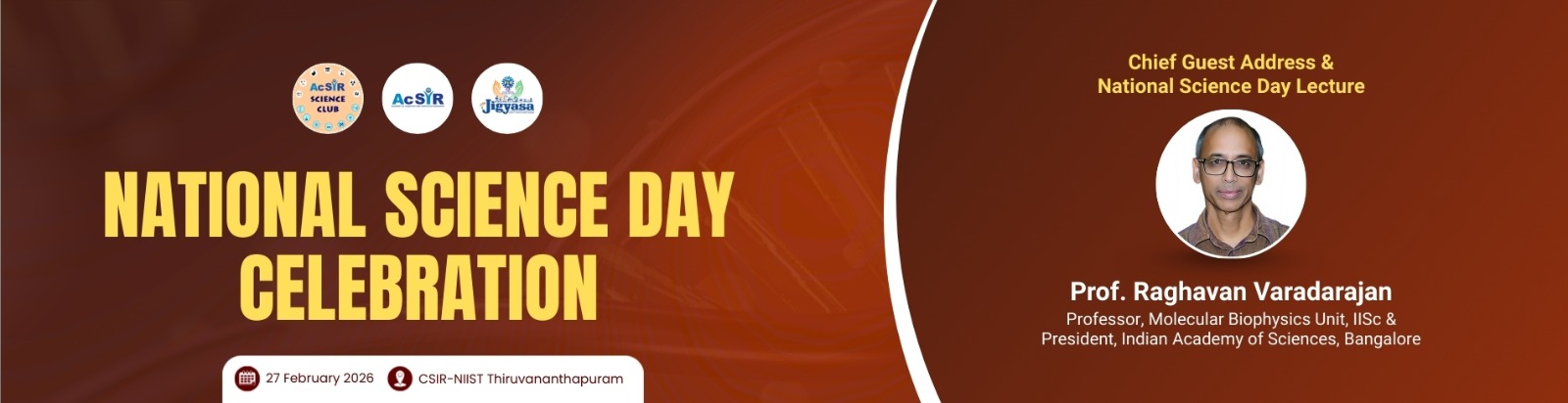 NATIONAL SCIENCE DAY CELEBRATION  at CSIR - NIIST