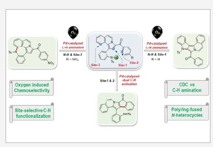 Discovery of Oxygen Induced Chemoselectivity in Pd-Catalyzed C–H Functionalization: Cross-Dehydrogenative Coupling vs C–H Amination