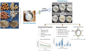 Physico-chemical and organoleptic evaluation of probiotic plant-milk yogurt-type beverages as a functional alternative to dairy yogurts