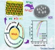 Thiospinel NiCo2S4 Nanoflakes Grown on Ni Foam as Robust Electrocatalysts for Hydrogen Evolution in Alkaline Simulated Seawater