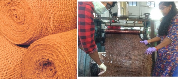 Process for Development of Weather Resistant Coir Geotextile